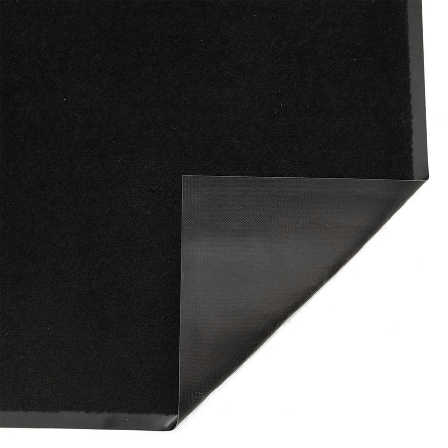 Deurmat 90x120 cm zwart