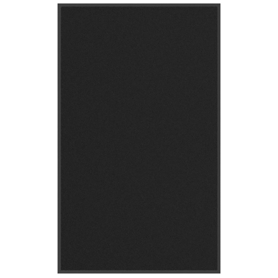 Deurmat 90x150 cm zwart