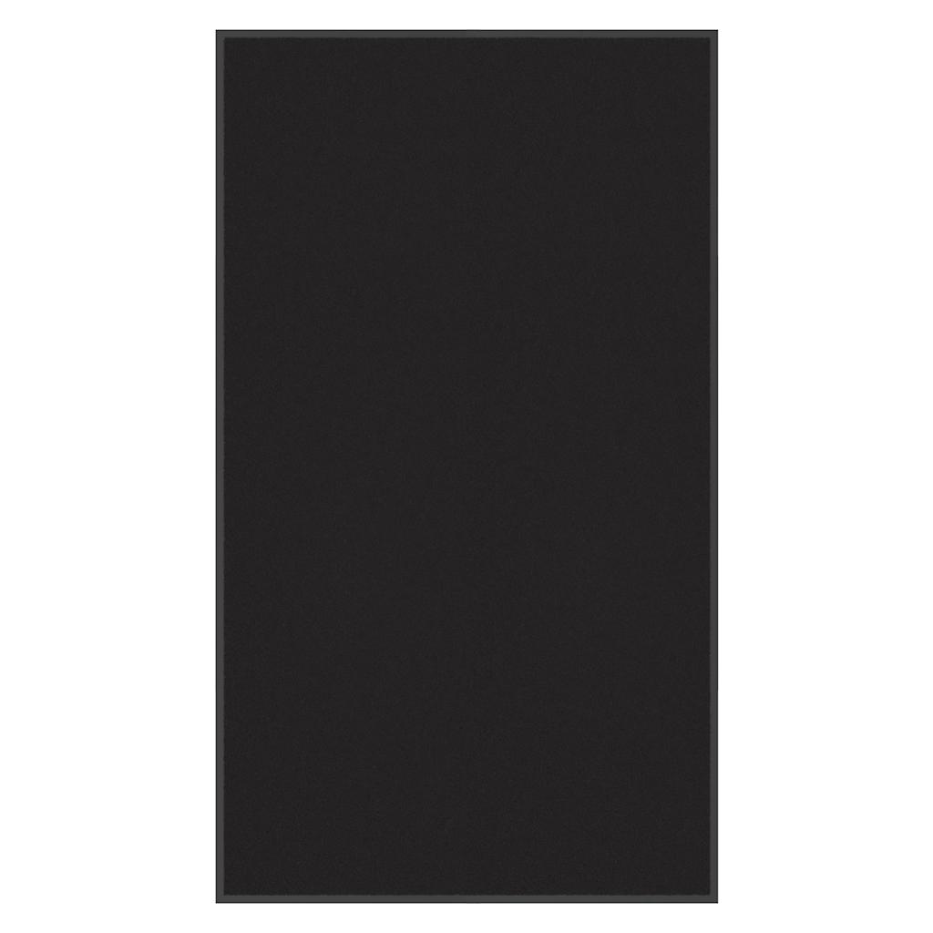 Deurmat 115x200 cm zwart