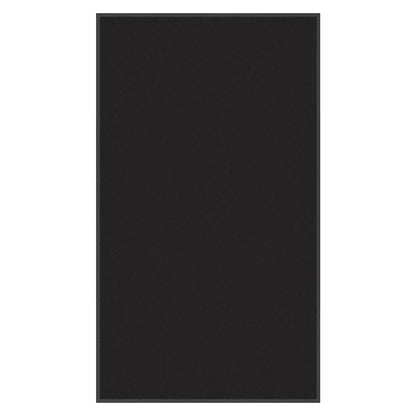 Deurmat 115x200 cm zwart