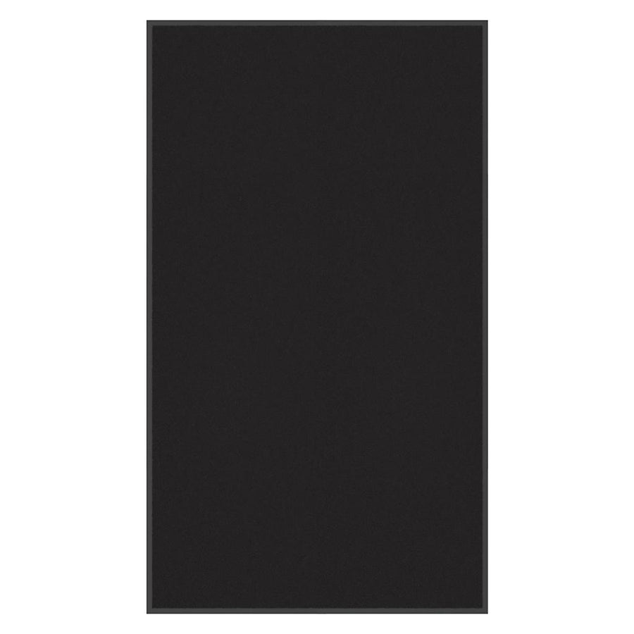 Deurmat 115x200 cm zwart