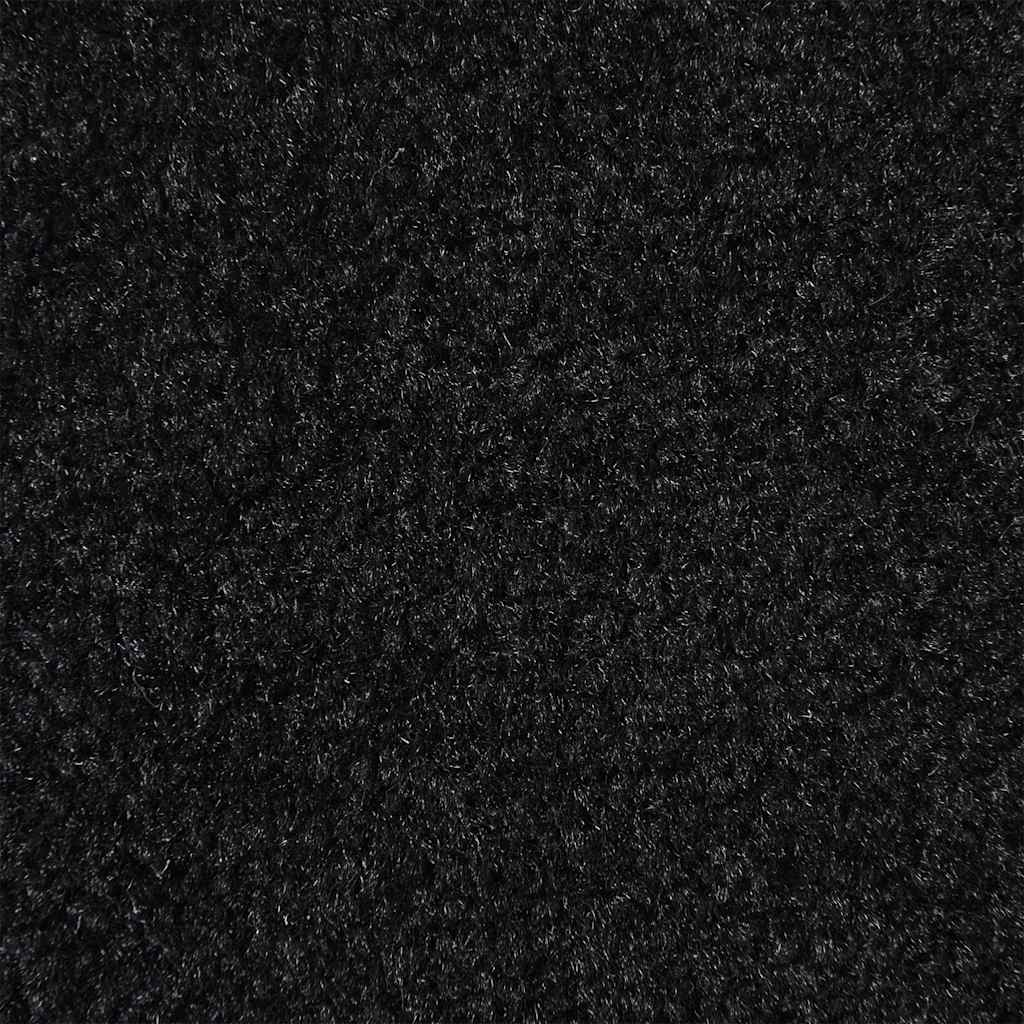 Deurmat 115x200 cm zwart
