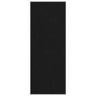 Deurmat 115x300 cm zwart polypropyleen