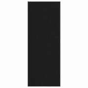 Doormat 115x300 cm black