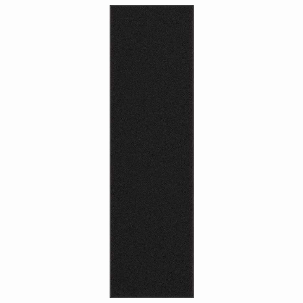 Deurmat 115x400 cm zwart