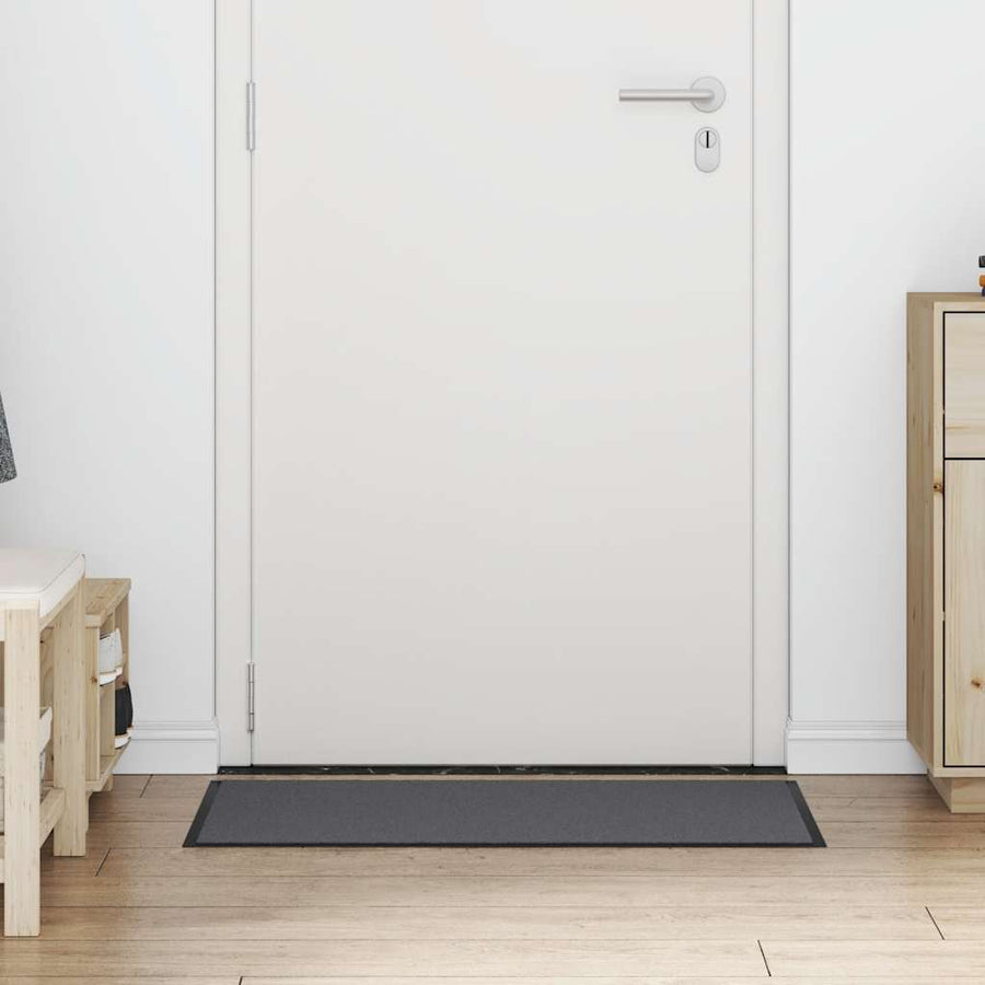 Deurmat 60x90 cm antracietkleurig