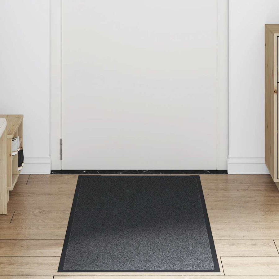 Deurmat 60x150 cm antracietkleurig