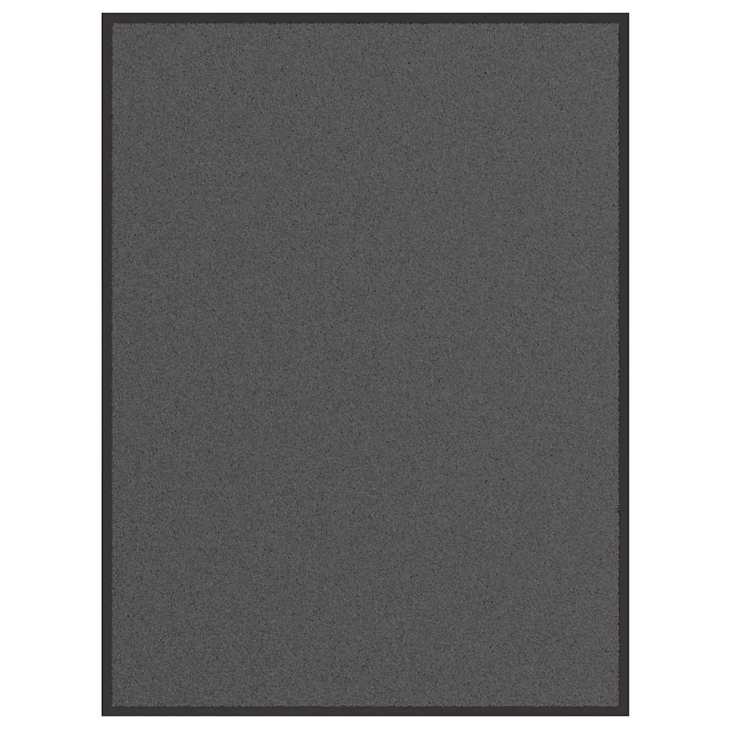 Deurmat 80x120 cm antracietkleurig