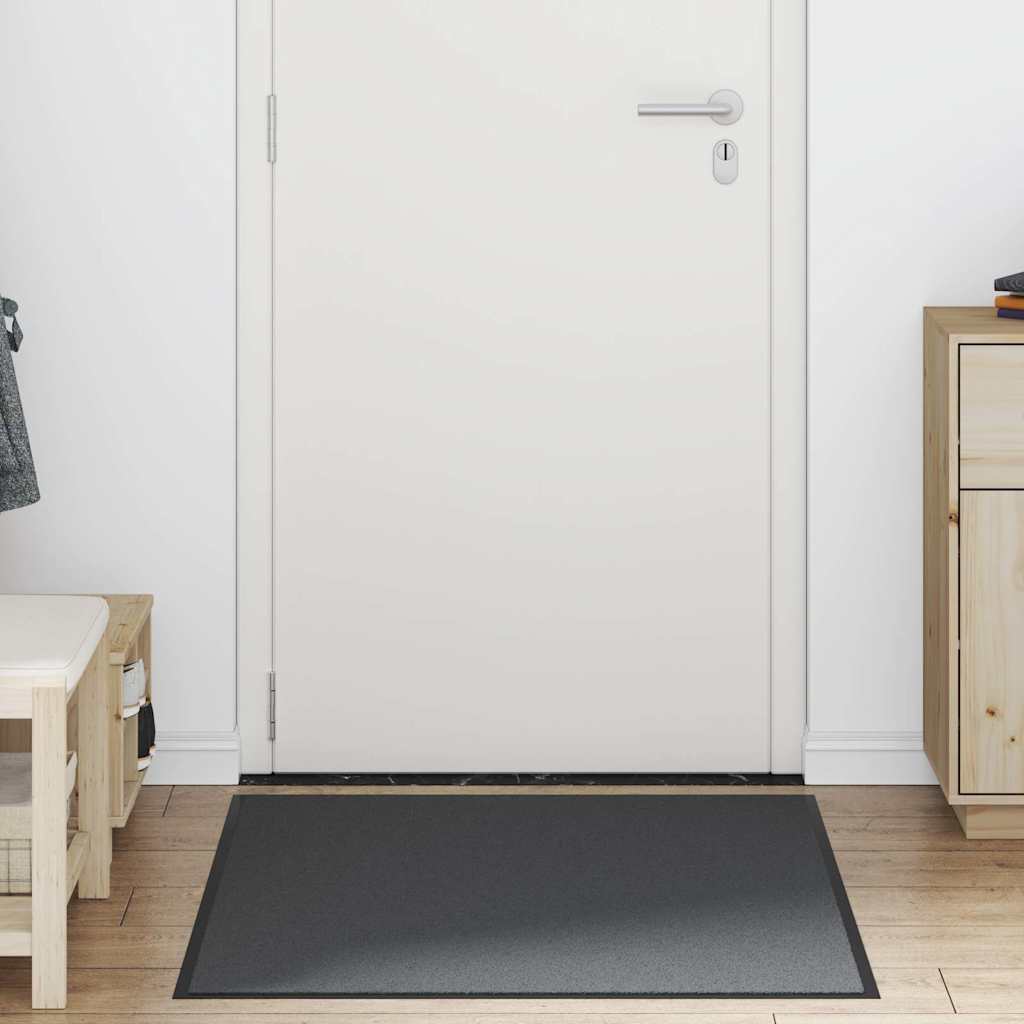 Deurmat 80x120 cm antracietkleurig