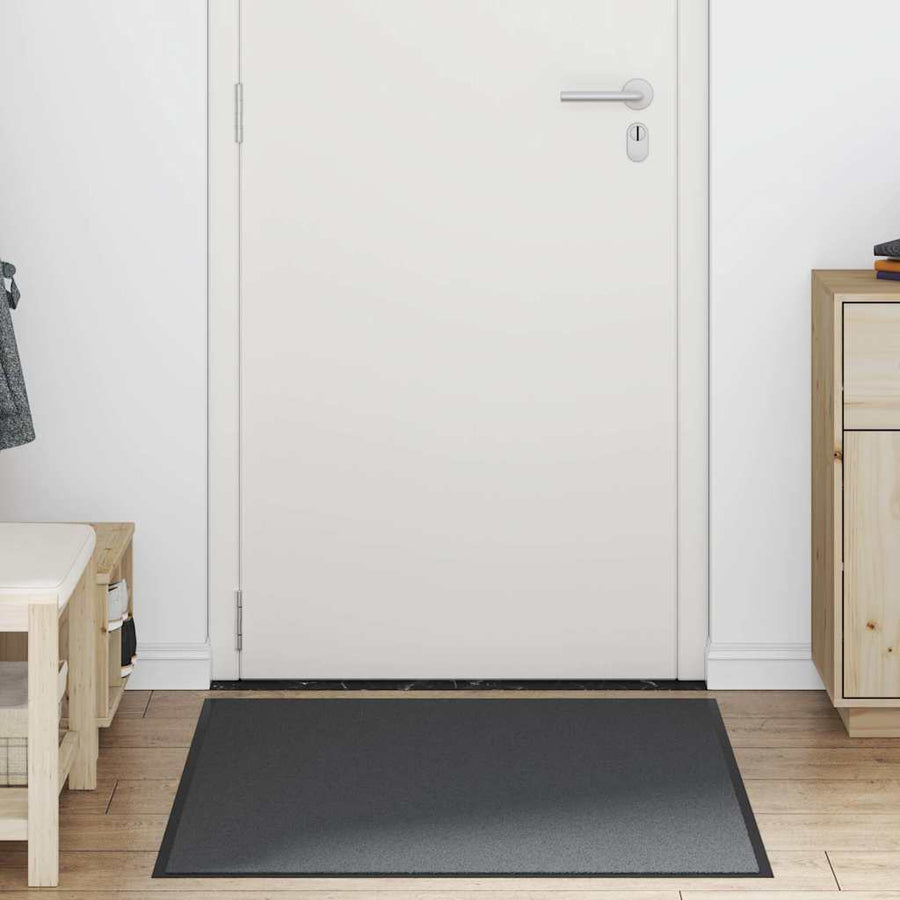 Deurmat 80x120 cm antracietkleurig