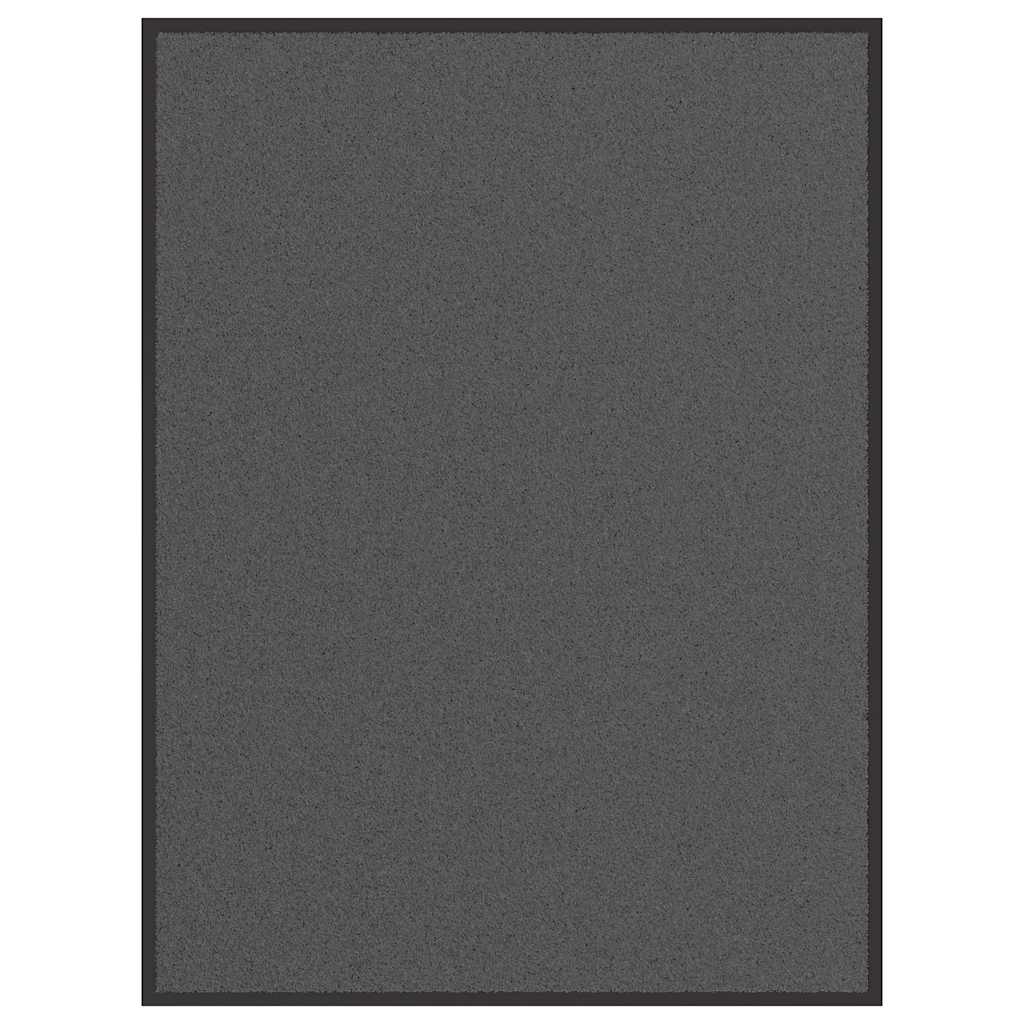 Deurmat 90x120 cm antracietkleurig