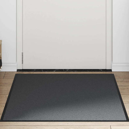 Deurmat 90x120 cm antracietkleurig
