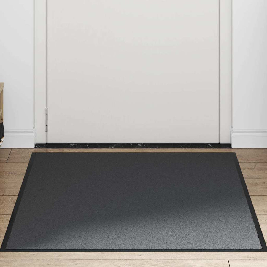 Deurmat 90x120 cm antracietkleurig