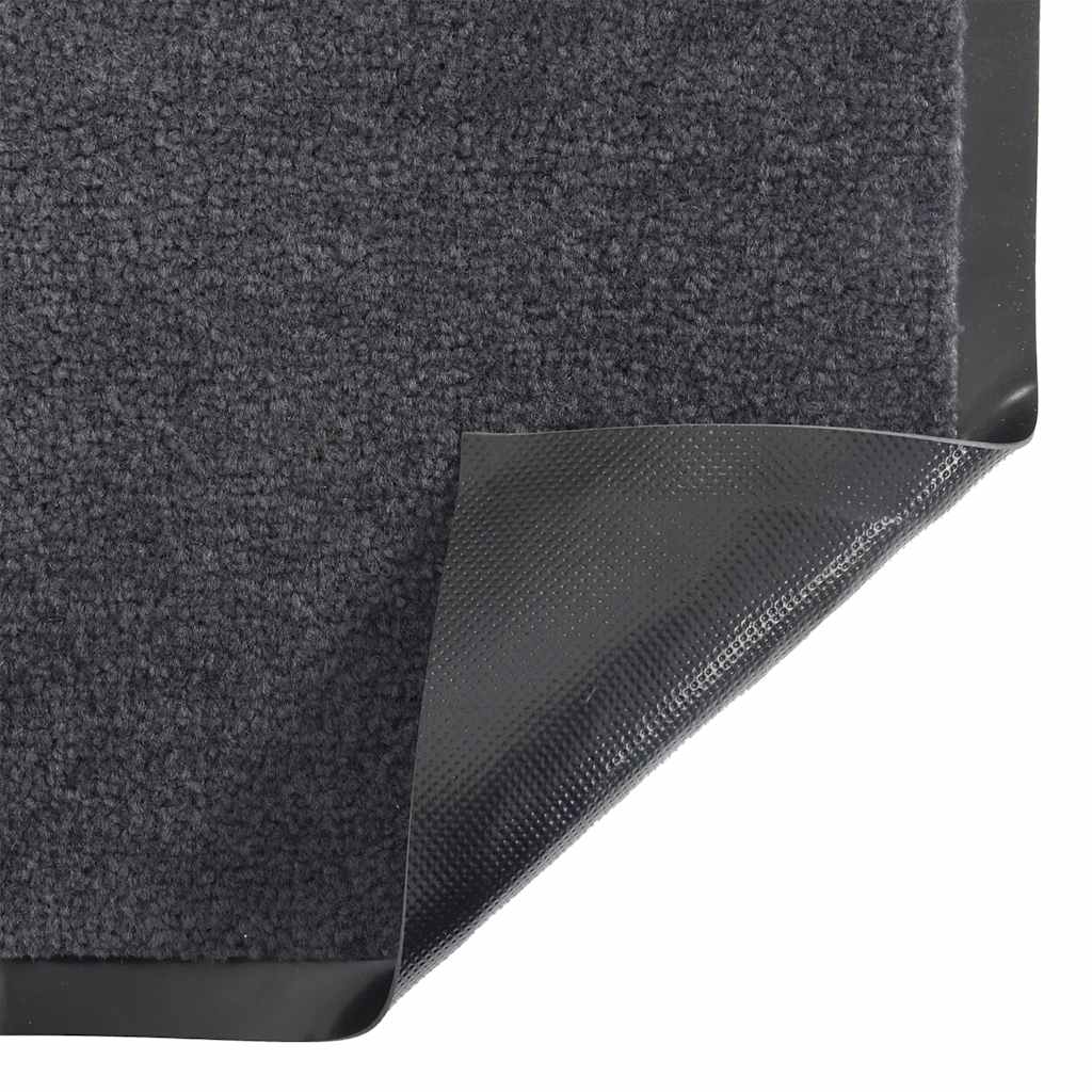 Deurmat 90x120 cm antracietkleurig