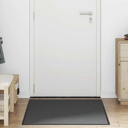 Deurmat 90x150 cm antracietkleurig
