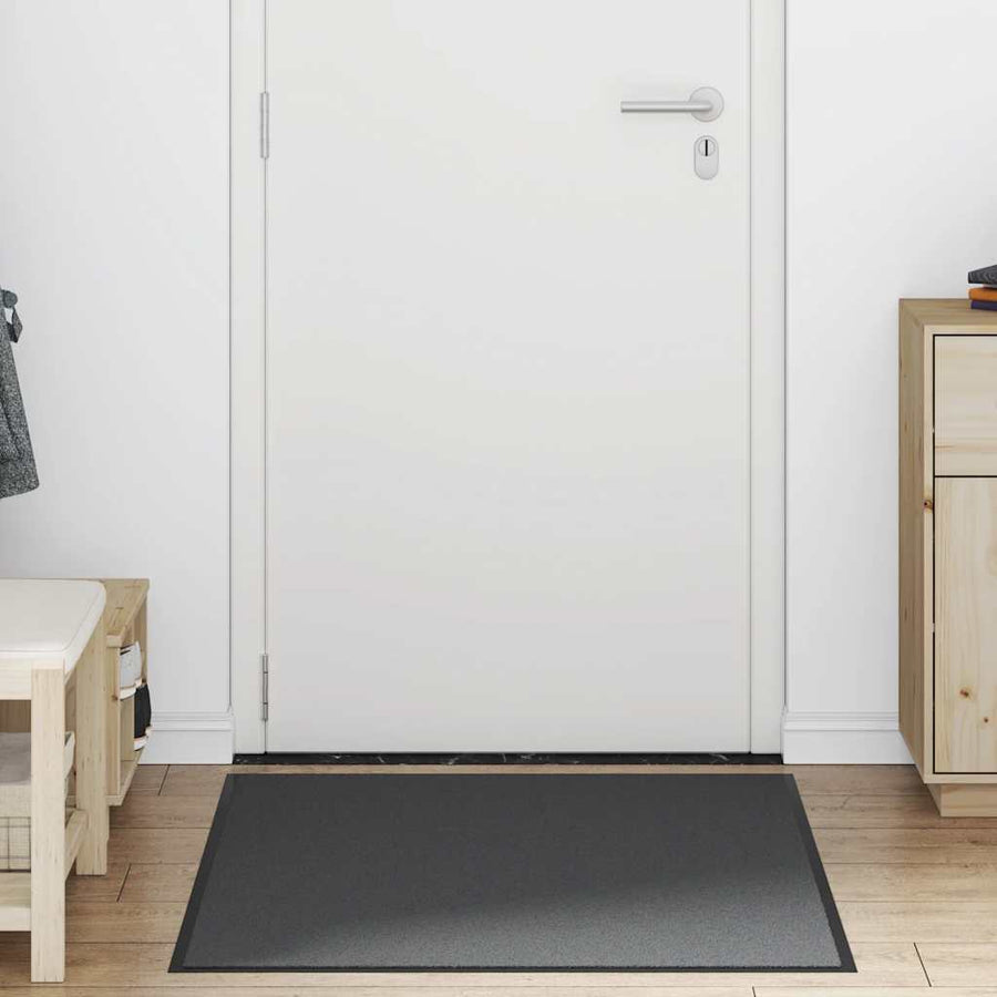 Deurmat 90x150 cm antracietkleurig