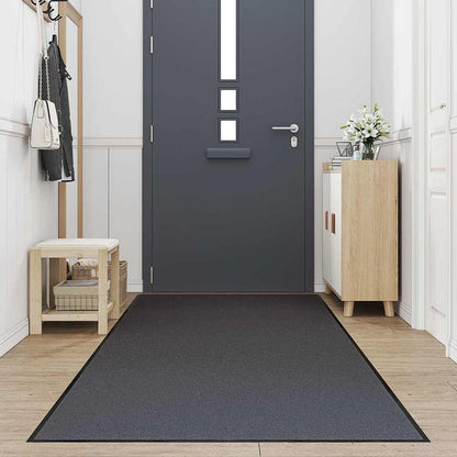 Deurmat 115x500 cm antracietkleurig