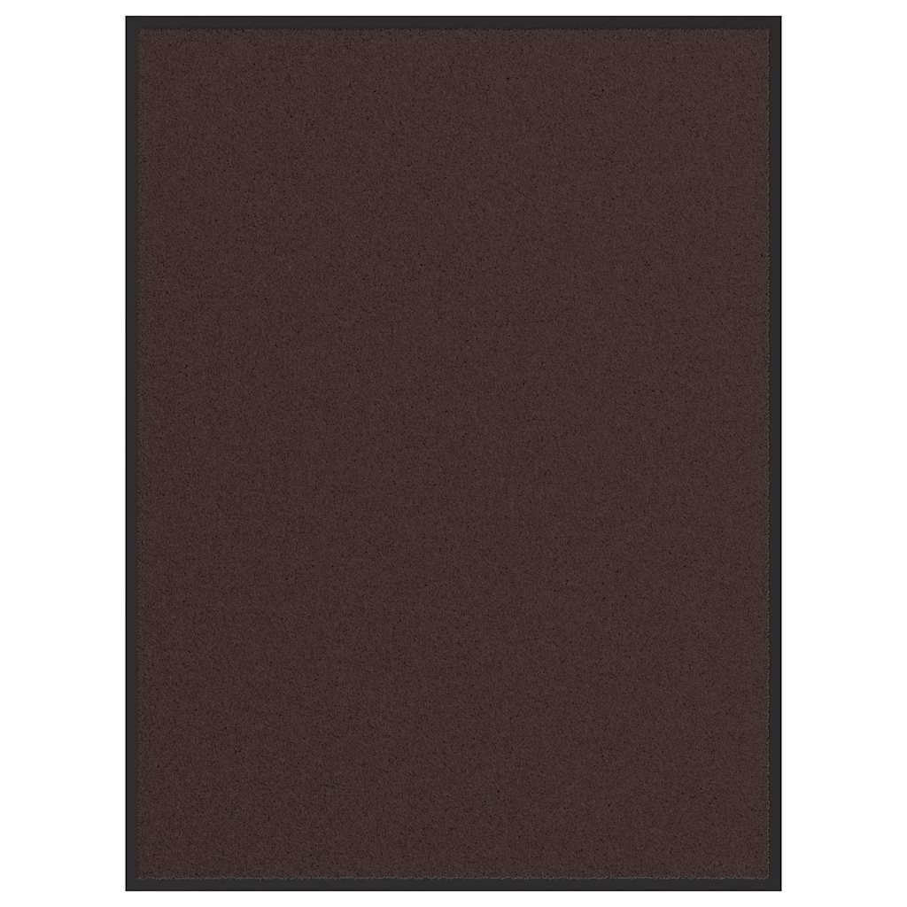 Deurmat 90x120 cm bruin