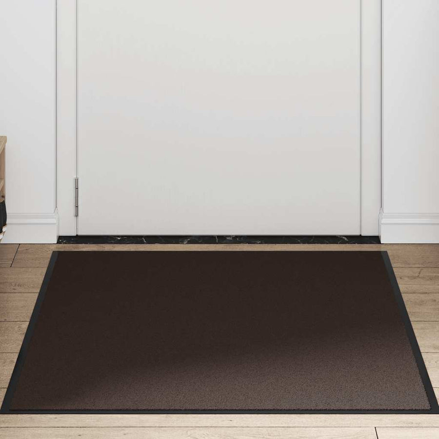 Deurmat 90x120 cm bruin