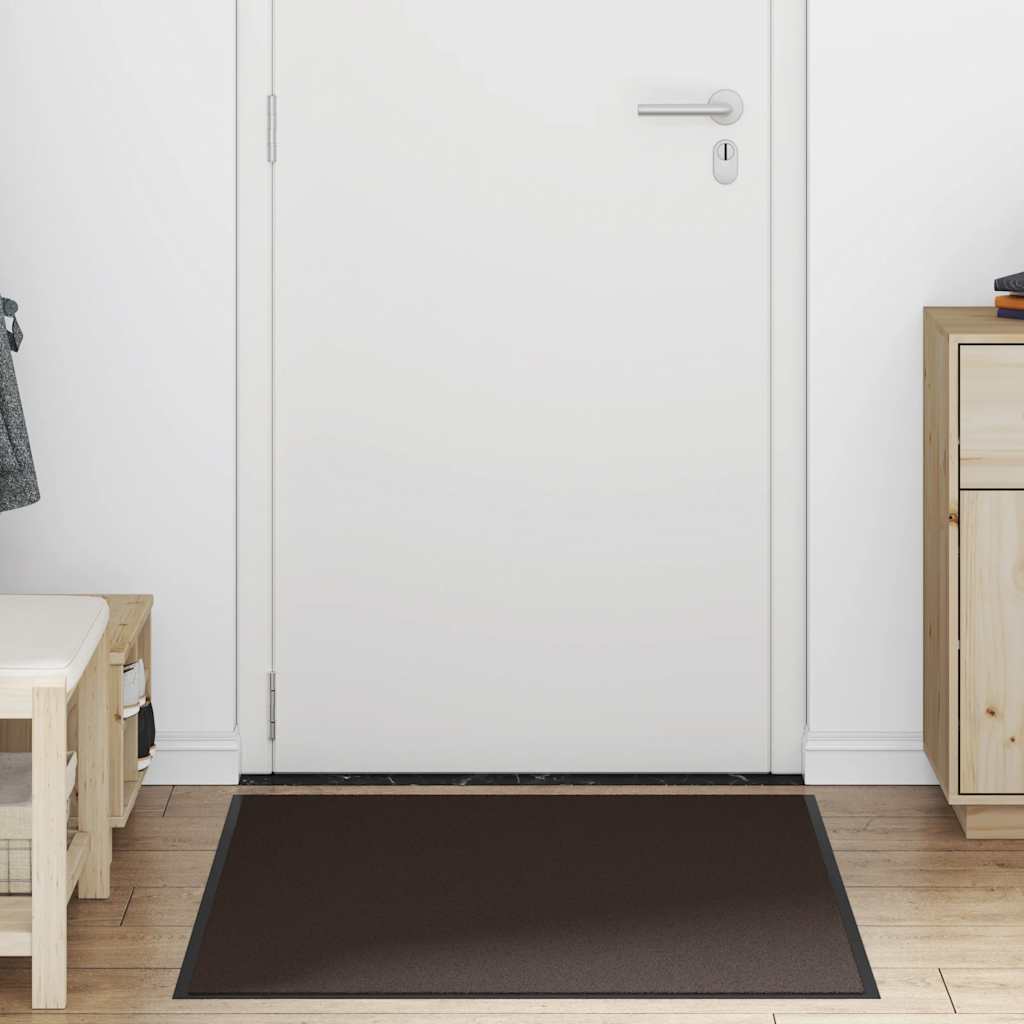 Deurmat 90x150 cm bruin