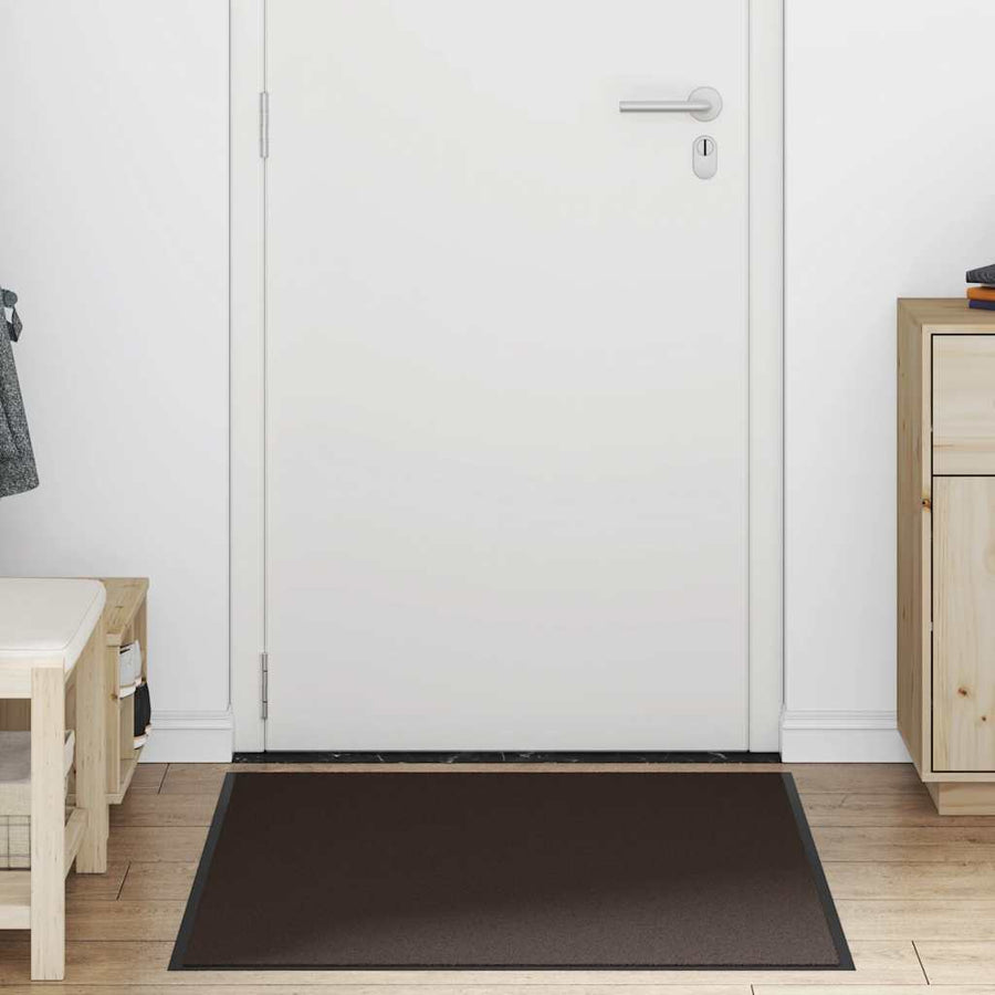Deurmat 90x150 cm bruin