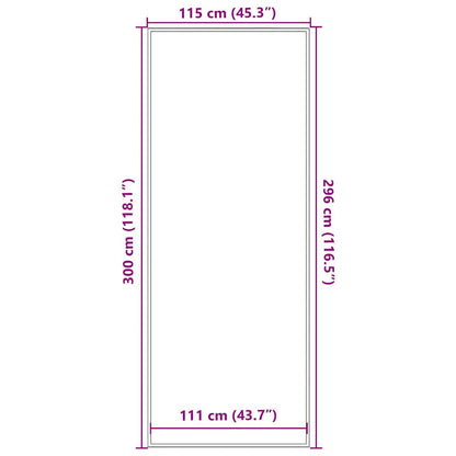 Deurmat 115 x 300 cm