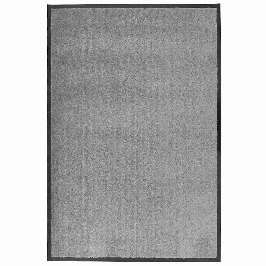 Deurmat 60x90 cm grijs
