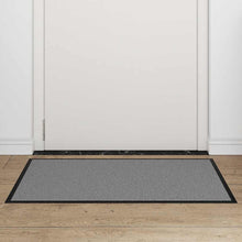 Deurmat 60x90 cm grijs