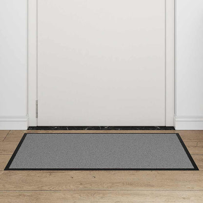 Deurmat 60x90 cm grijs