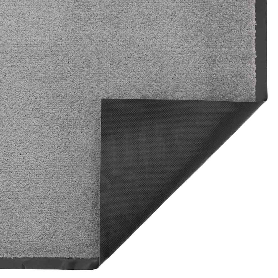 Deurmat 60x90 cm grijs