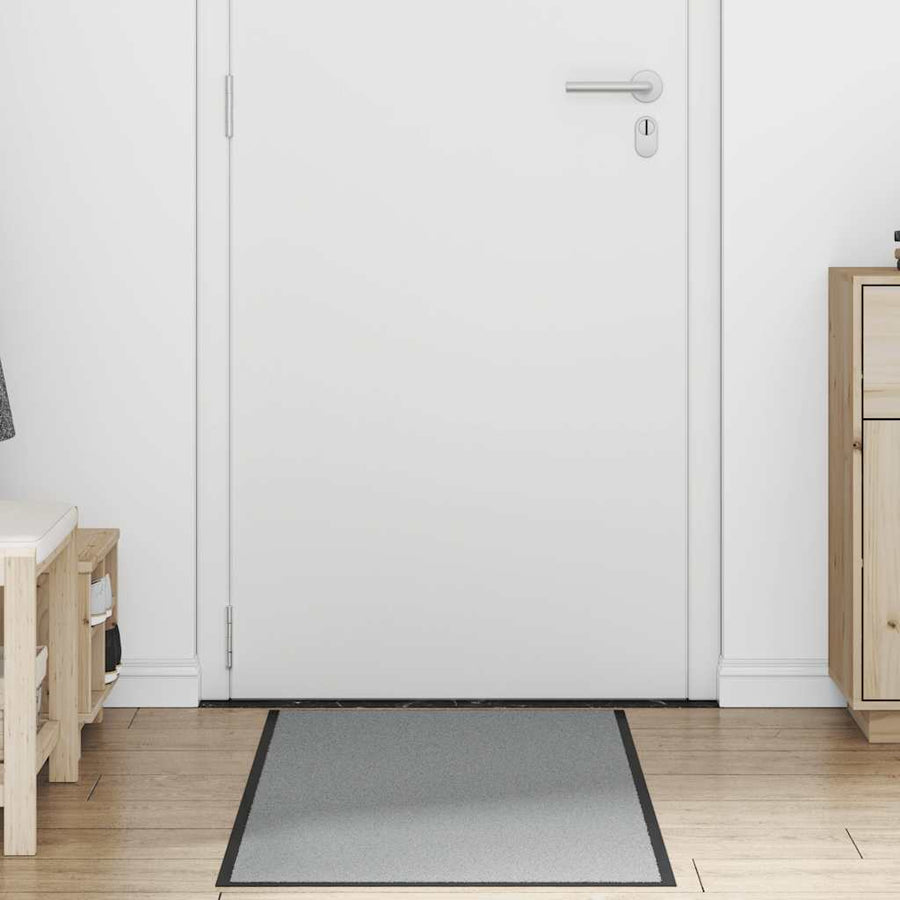 Deurmat 60x150 cm grijs