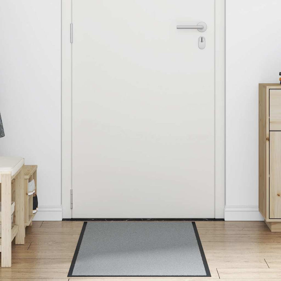 Deurmat 60x180 cm grijs