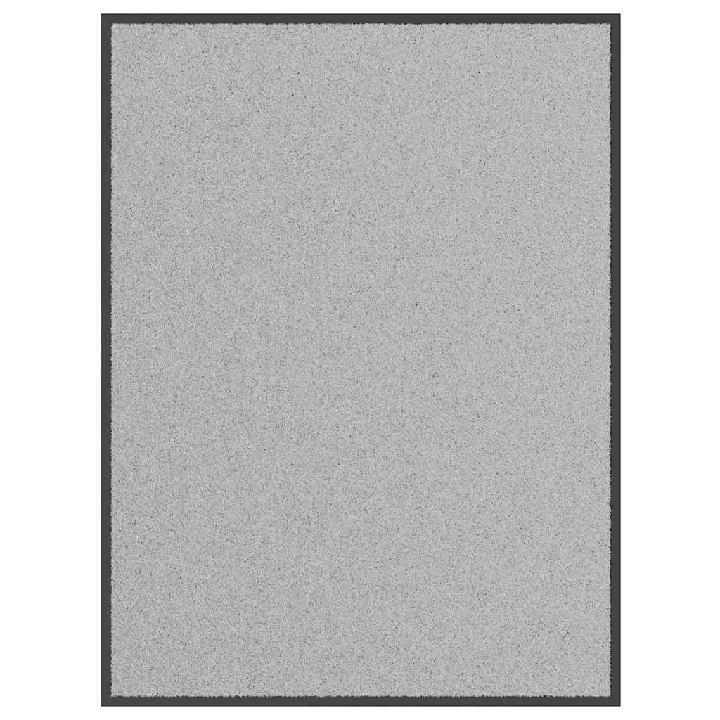 Deurmat 80x120 cm grijs