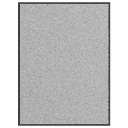 Deurmat 80x120 cm grijs