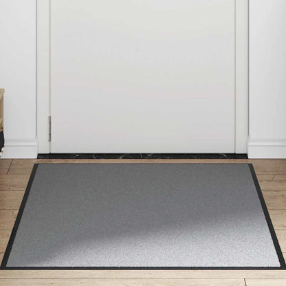 Deurmat 80x120 cm grijs