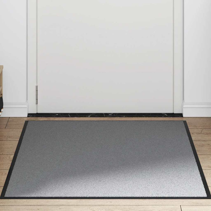 Deurmat 80x120 cm grijs