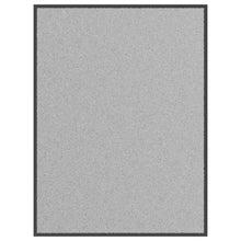 Deurmat 90x120 cm grijs