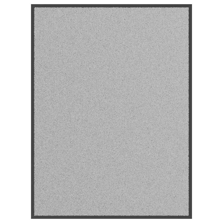 Deurmat 90x120 cm grijs