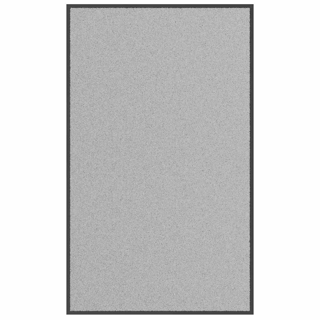 Deurmat 90x150 cm grijs