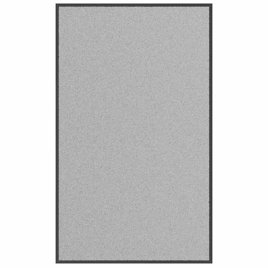 Deurmat 90x150 cm grijs