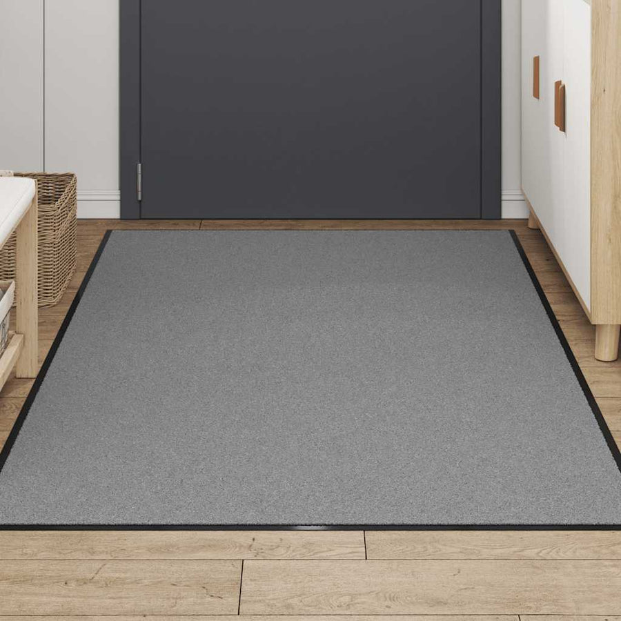Deurmat 115x200 cm grijs