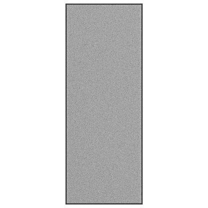 Deurmat 115x300 cm grijs