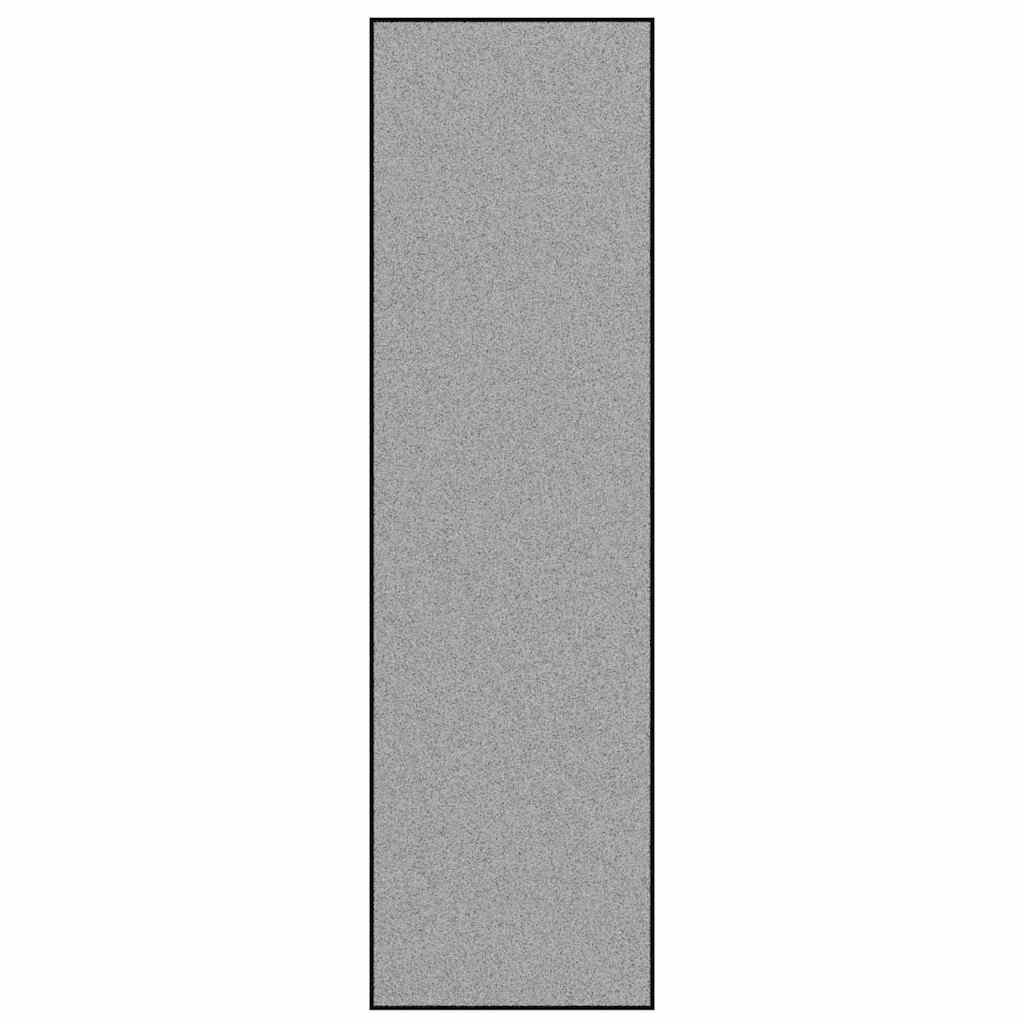 Deurmat 115x400 cm grijs