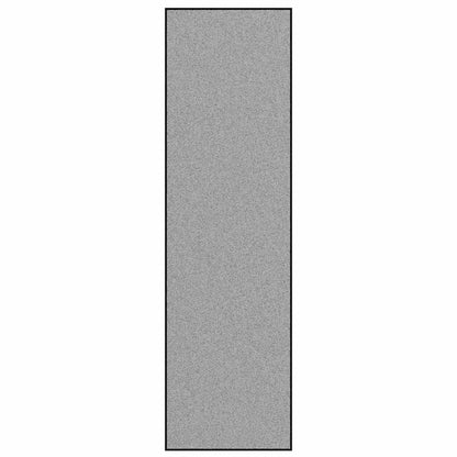 Deurmat 115x400 cm grijs