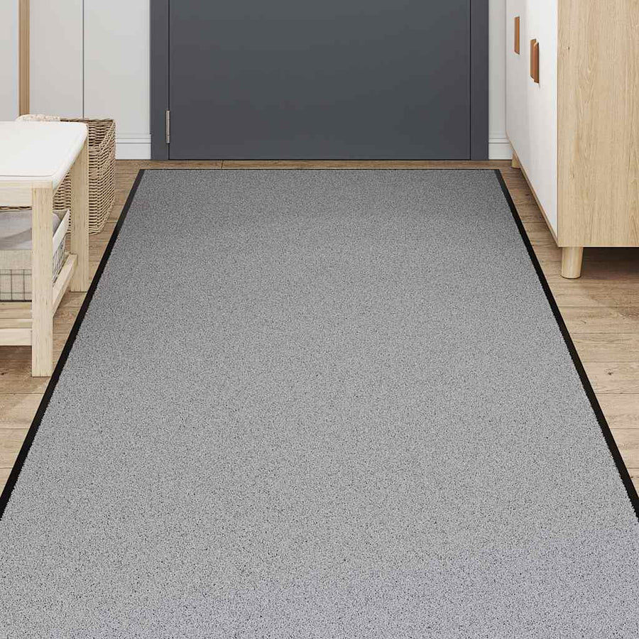 Deurmat 115x500 cm grijs