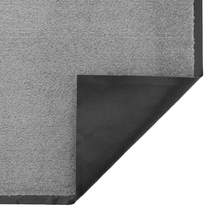 Deurmat 115x500 cm grijs