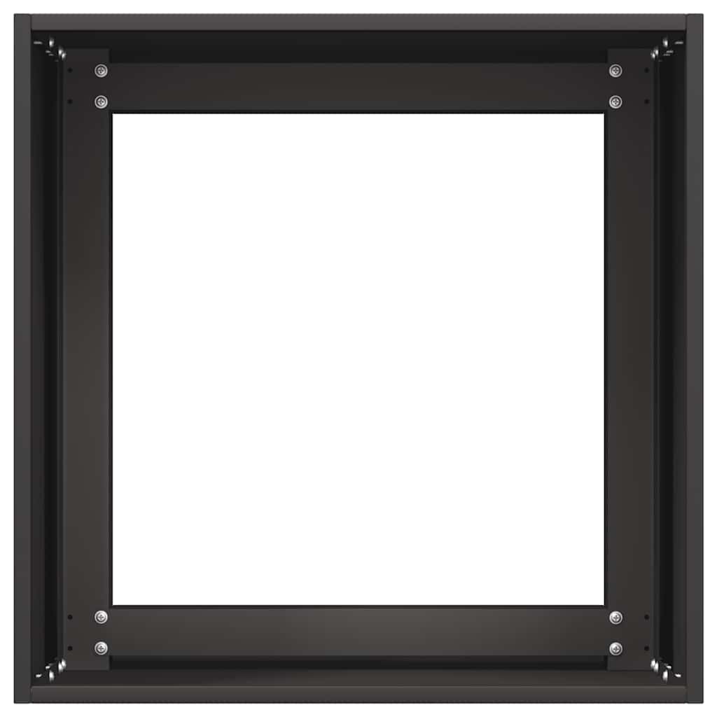 Plantenbak 40x40x40 cm koudgewalst staal zwart