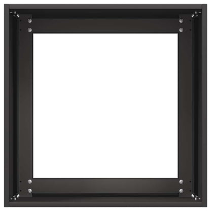Plantenbak 40x40x40 cm koudgewalst staal zwart