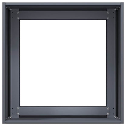 Plantenbak 40x40x40 cm koudgewalst staal antracietkleurig
