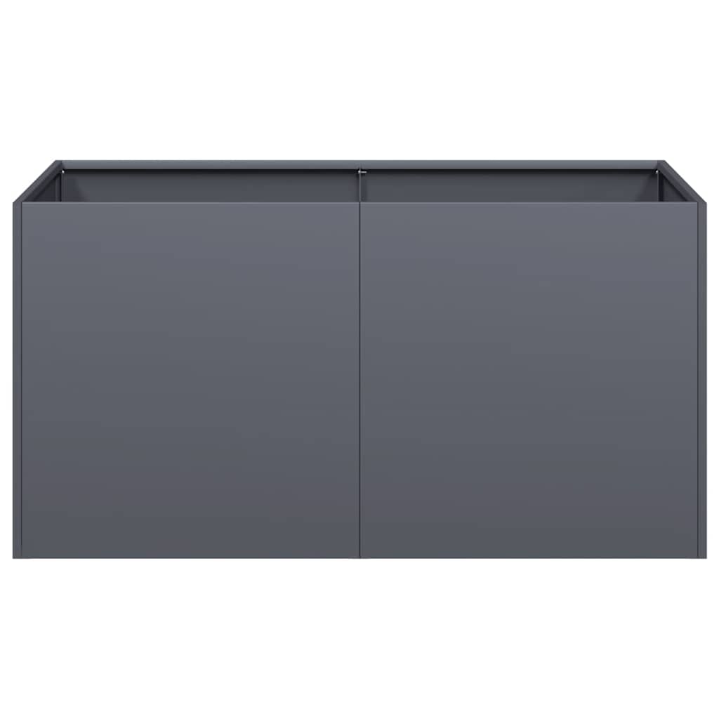 Plantenbak 80x40x40 cm koudgewalst staal antracietkleurig